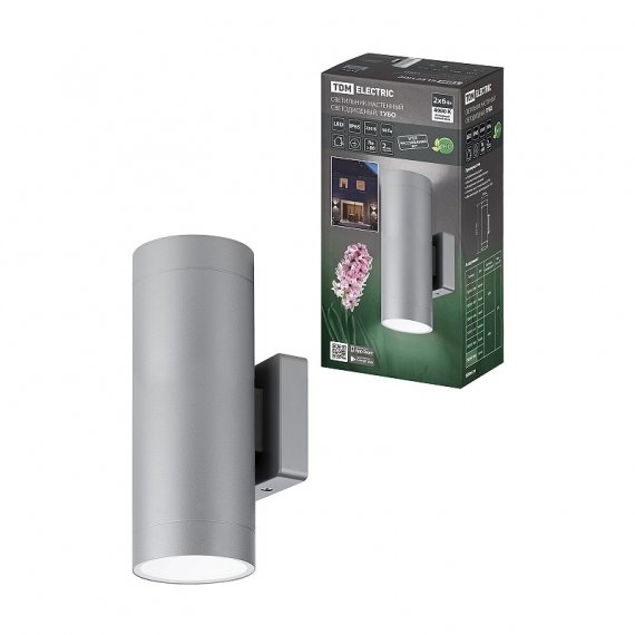 Фотография товара 'Tdm SQ0345-1089 Светильник настенный LED, Тубо, 2х6 Вт, 4000 К, H252 мм'