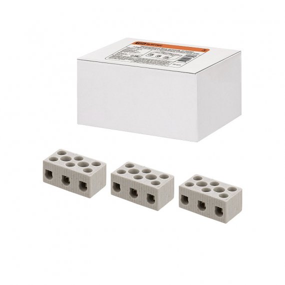 Фотография товара 'Tdm SQ0531-0511 Керамический блок зажимов 10 Ампер 3 пары контактов'