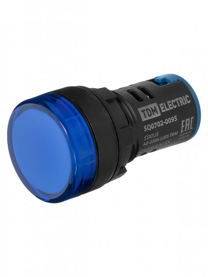 Фотография товара 'Tdm SQ0702-0095 STATUS Лампа сигнальная AD-22DS, LED, d22 мм, 24-440 В AC/DC, IP65'