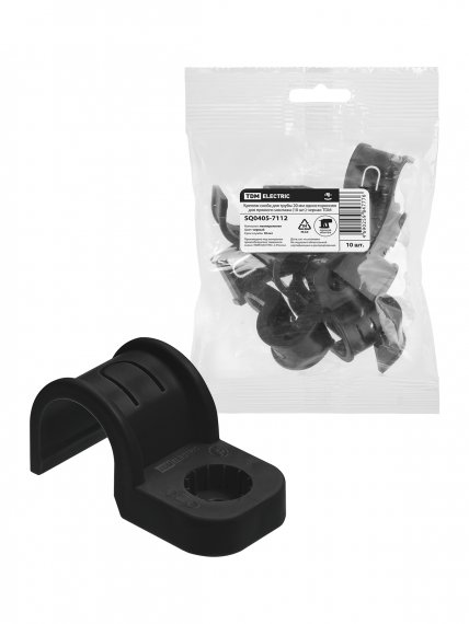 Фотография товара 'Tdm SQ0405-7112 Крепеж-скоба для трубы 20 мм односторонняя'