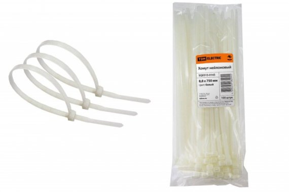 Фотография товара 'Tdm Хомут 8,8х750мм нейлон SQ0515-0143'