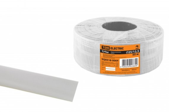 Фотография товара 'Tdm Термоусаживаемая трубка ТУТнг 25/12,5 SQ0518-0064'