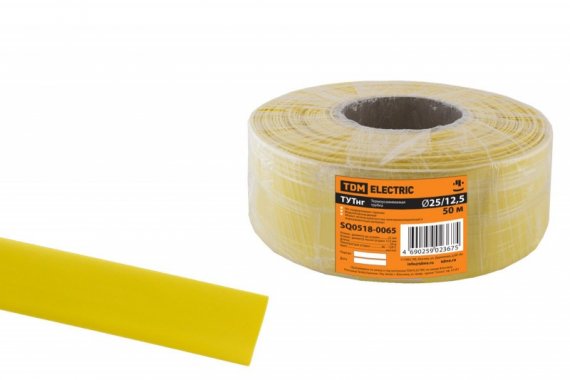 Фотография товара 'Tdm Термоусаживаемая трубка ТУТнг 25/12,5 SQ0518-0065'