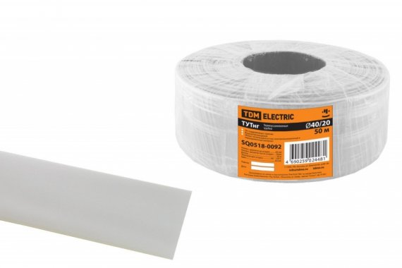 Фотография товара 'Tdm Термоусаживаемая трубка ТУТнг 40/20 SQ0518-0092'