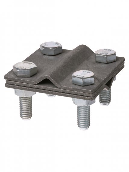 Фотография товара 'Tdm Зажим крестовой ЗКСГО25, горячеоцинкованный, стержень - провод 25-95 мм?/полоса 3х25 мм, SQ2401-0031'