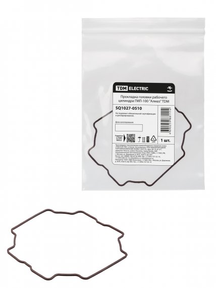 Фотография товара 'Tdm SQ1027-0510 Прокладка головки рабочего цилиндра ГМП-100 "Алмаз"'