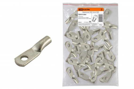 Фотография товара 'Tdm Наконечник медный луженый ТМЛ 16-6-6 SQ0533-0004'