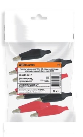 Фотография товара 'Tdm Зажим "крокодил" ЗК 15А 75мм SQ0541-0022'