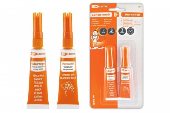 Фотография товара 'Tdm Супер-клей "Мастер" + антиклей SQ0542-0009'