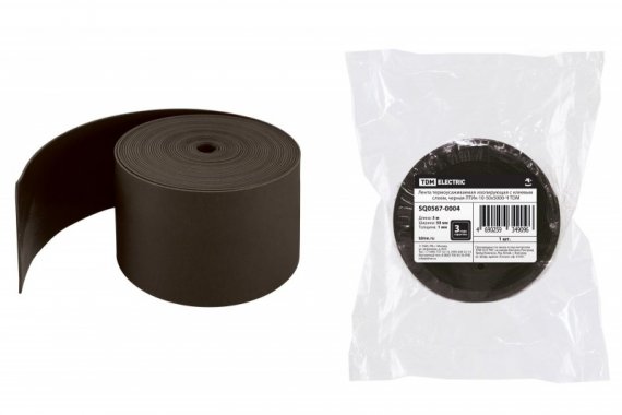 Фотография товара 'Tdm Лента термоусаживаемая, черная ЛТИк-10-50х5000-Ч SQ0567-0004'