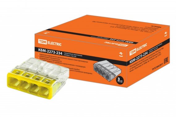 Фотография товара 'Tdm Строительно-монтажная клемма КБМ-2273-234 SQ0517-0113'