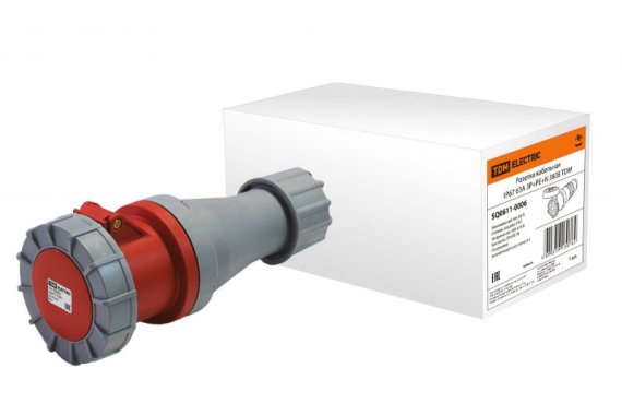 Фотография товара 'Tdm Розетка кабельная IP67 63А SQ0611-0006'