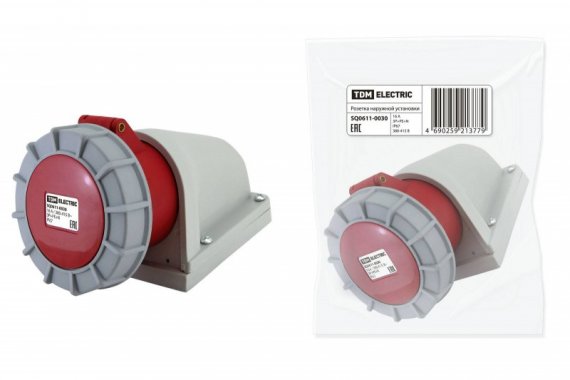 Фотография товара 'Tdm Розетка наружной установки IP67 16А SQ0611-0030'
