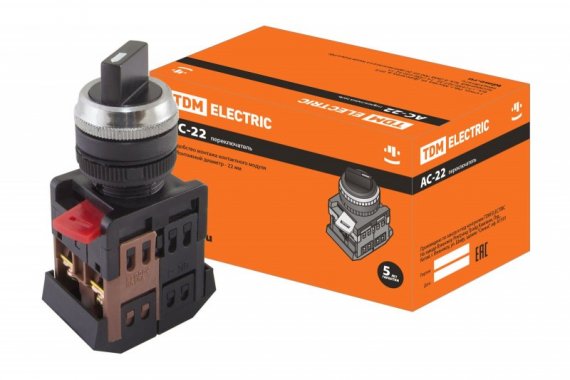 Фотография товара 'Tdm Переключатель АС-22 SQ0703-0007'