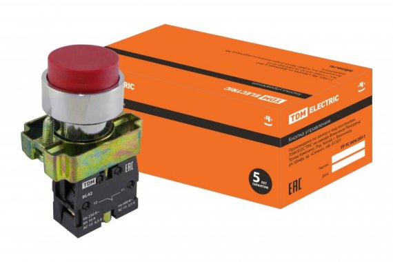 Фотография товара 'Tdm Кнопка BL42 без подсветки SQ0704-0049'