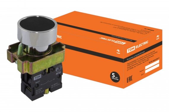 Фотография товара 'Tdm Кнопка BА21 без подсветки SQ0704-0037'