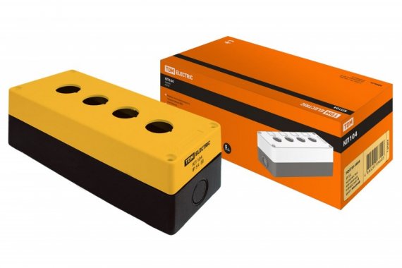 Фотография товара 'Tdm Корпус КП104 для кнопок 4 места SQ0705-0009'