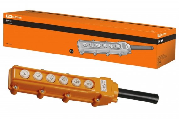 Фотография товара 'Tdm Пульт управления ПКТ-63 на 6 кнопок IP54 SQ0706-0002'