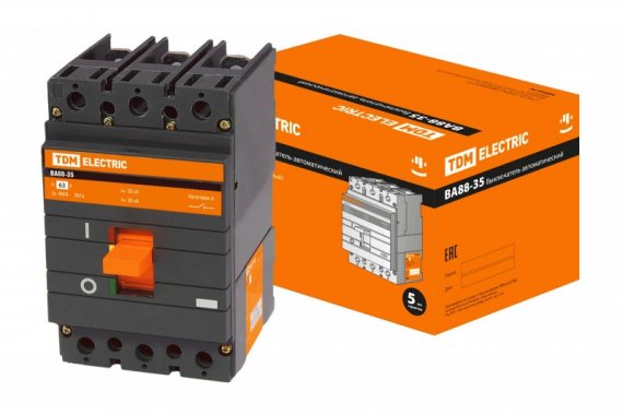 Фотография товара 'Tdm Автоматический выключатель ВА88-35 3Р 63А 35кА SQ0707-0066'