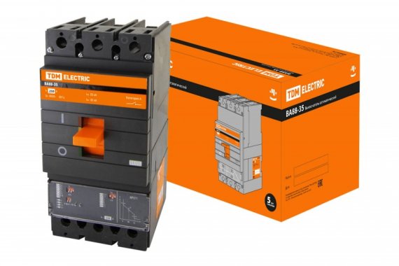 Фотография товара 'Tdm Автоматический выключатель ВА88-35 3Р 250А 35кА SQ0707-0096'