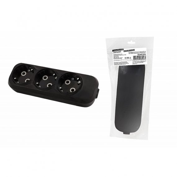 Фотография товара 'Tdm SQ1806-0426 Колодка розеточная 3 гнезда 2П+3 16А 250В'