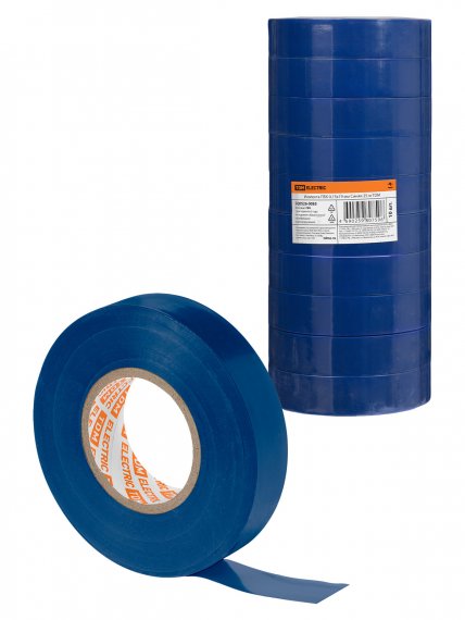 Фотография товара 'Tdm SQ0526-0085 Изолента ПВХ 0,15х19 мм Синяя 25 м'