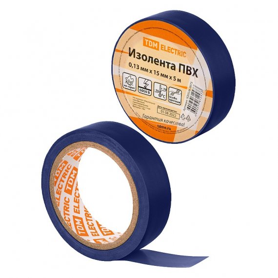 Фотография товара 'Tdm SQ0526-0075 Изолента ПВХ 0,13х15мм'