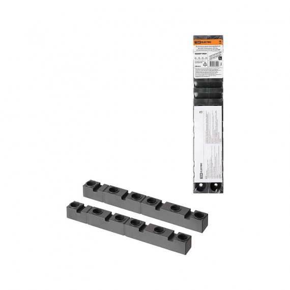 Фотография товара 'Tdm SQ0807-0024 Изолятор шинный плоский ИШП 4П для шин 10 мм, длина 264 мм'