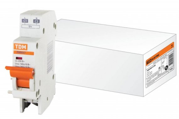Фотография товара 'Tdm Расцепитель минимального и максимального напряжения РММ47 230В на DIN-рейку SQ0206-0199'