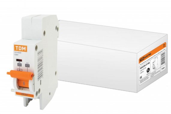 Фотография товара 'Tdm Расцепитель независимый РН47 на DIN-рейку SQ0206-0198'