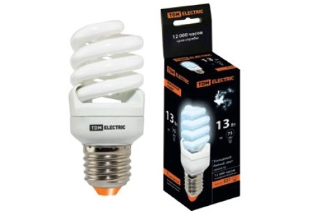 Фотография товара 'Tdm Лампа энергосберегающая КЛЛ-FSТ2-11 Вт-2700 К–Е27 КОМПАКТ (35х98 мм) SQ0323-0175'