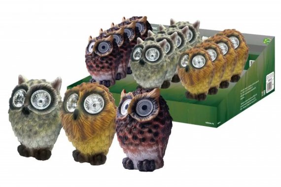 Фотография товара 'Tdm Светильник СП-7101 Сова на солнечных батареях, 8,5x6x11,5 см SQ0330-0173'