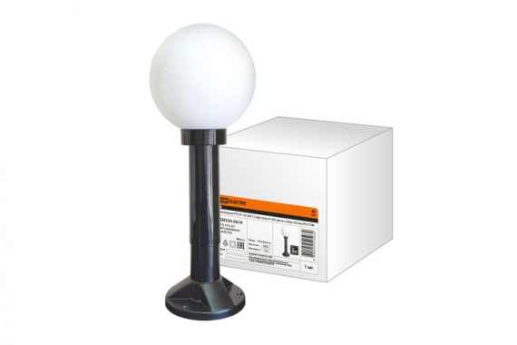 Фотография товара 'Tdm Светильник НТУ 03- 60-200-С2 шар опал d=200 мм на стойке 330 мм IP54 SQ0330-0619'