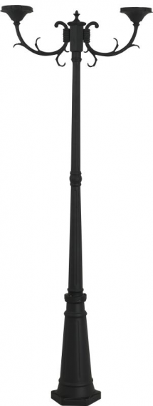 Фотография товара 'Tdm Опора парковая, без рассеив. НТУ 015, E27, 2x100 Вт, байонет 145 мм, H2005 мм SQ0330-2003'