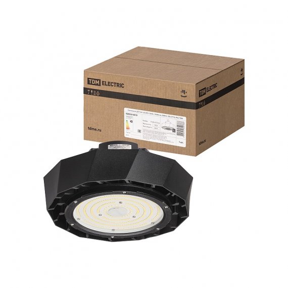 Фотография товара 'Tdm SQ0352-0019 Светильник ДСП-04-120 UFO 120 Вт, 18 000 лм, 5000 К, 100-277 В'