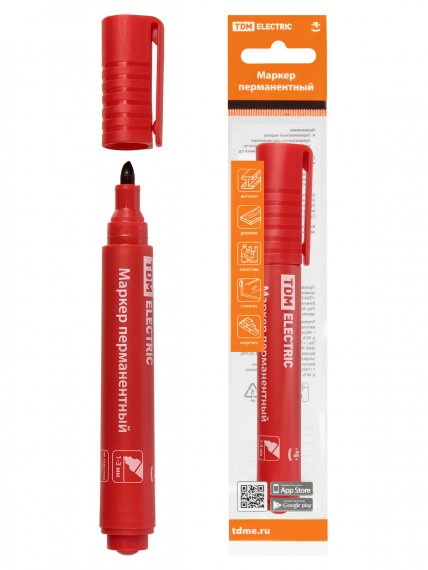 Фотография товара 'Tdm Маркер перманентный 1-3 мм, SQ0594-0123'