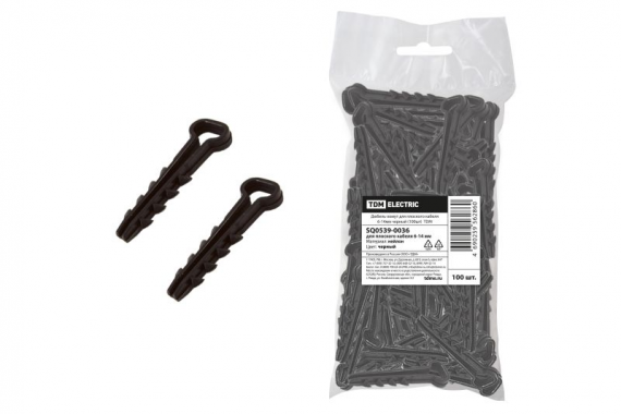 Фотография товара 'Tdm Дюбель-хомут для плоского кабеля 6-14мм SQ0539-0036'