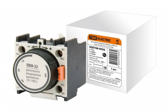 Фотография товара 'Tdm ПВН-21 ( откл. 0,1-30 сек ) 1з+1р SQ0708-0035'