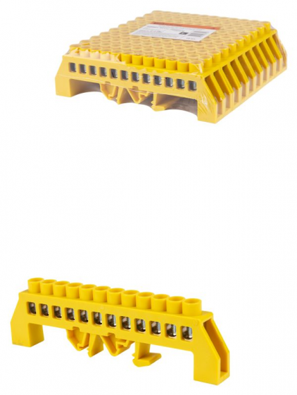 Фотография товара 'Tdm Шина "PE" "земля" на DIN-рейку 8x12мм 12 групп SQ0801-0217'