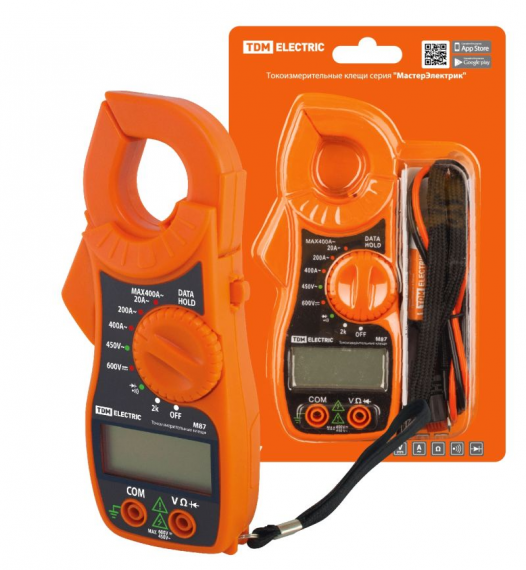 Фотография товара 'Tdm Токоизмерительные клещи серия МастерЭлектрик М87 SQ1005-0013'