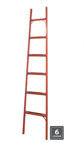 Фотография товара 'Tdm Лестница диэлектрическая ЛД-6, 6 ступеней, высота 2,5 м, до 50 кВ, ЭкспертЭлектрик SQ1028-0503'