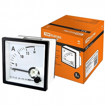 Фотография товара 'Tdm Амперметр А72П 15А-1,5 SQ1102-0076'