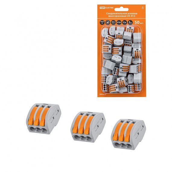 Фотография товара 'Tdm SQ0527-0016 Соединительная клемма СК-413 (2,5мм?)'