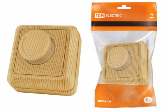 Фотография товара 'Tdm Светорегулятор поворотный RL 600Вт IP20 Ладога SQ1801-0409'