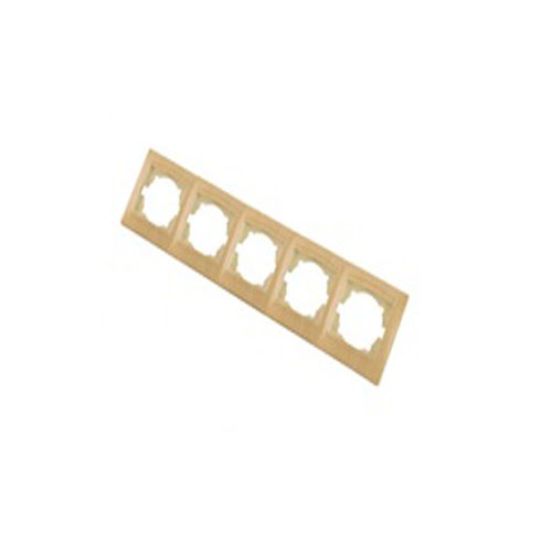 Фотография товара 'Tdm Рамка 5-ти постовая горизонтальная Лама SQ1815-0337'