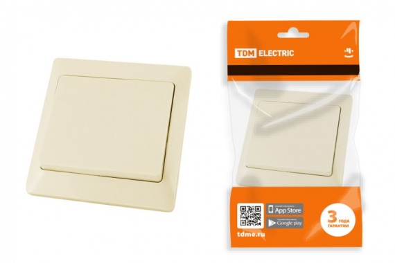 Фотография товара 'Tdm Выключатель 1 кл. 10А Ильмень SQ1823-0101'