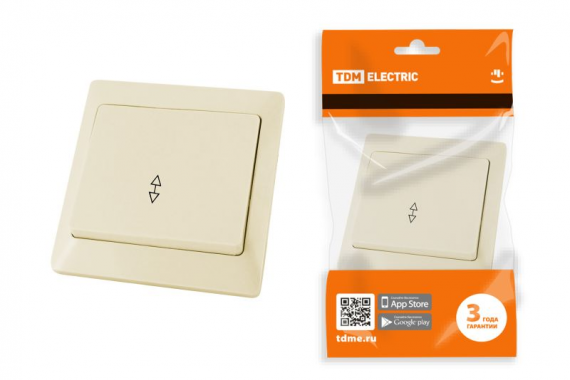 Фотография товара 'Tdm Выключатель 1 кл. на 2 направления 10А Ильмень SQ1823-0105'