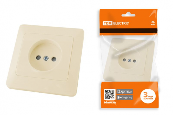 Фотография товара 'Tdm Розетка 2П с защ. шт. 10А 250В Ильмень SQ1823-0113'