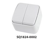 Фотография товара 'Tdm Выключатель 2-кл. открытой установки IP20 10А, Дача SQ1824-0002'