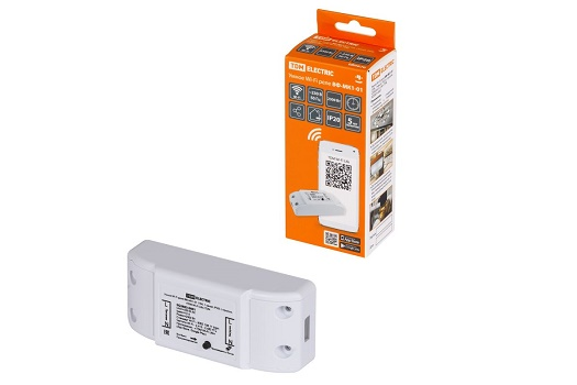 Фотография товара 'Tdm Умное Wi-Fi реле ВФ-МК1-01 (10А, 1 канал, IP20) SQ2603-0001'